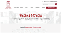 Desktop Screenshot of isp-audyt.pl